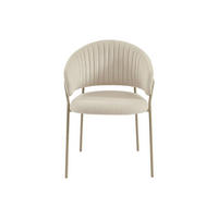 STUHL - 55 cm x 55 cm - Stoff - Beige, Cremefarben - MADOLIA - Beige, Textil (55/81/55cm) - Vente-Unique