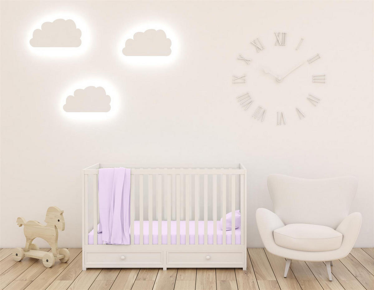 BABYBETT-SPANNBETTLAKEN 60x120 - 70x140 cm Jersey Baby Bettlaken aus 100% Baumwolle, Spannbetttuch Laken Uni Flieder - Flieder, Textil (70/140cm) - Carpe Sonno