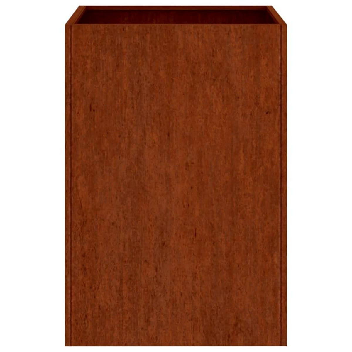 PFLANZKÜBEL 52/48/75 Cm Cortenstahl - Braun, Metall (52/75/48cm) - vidaXL