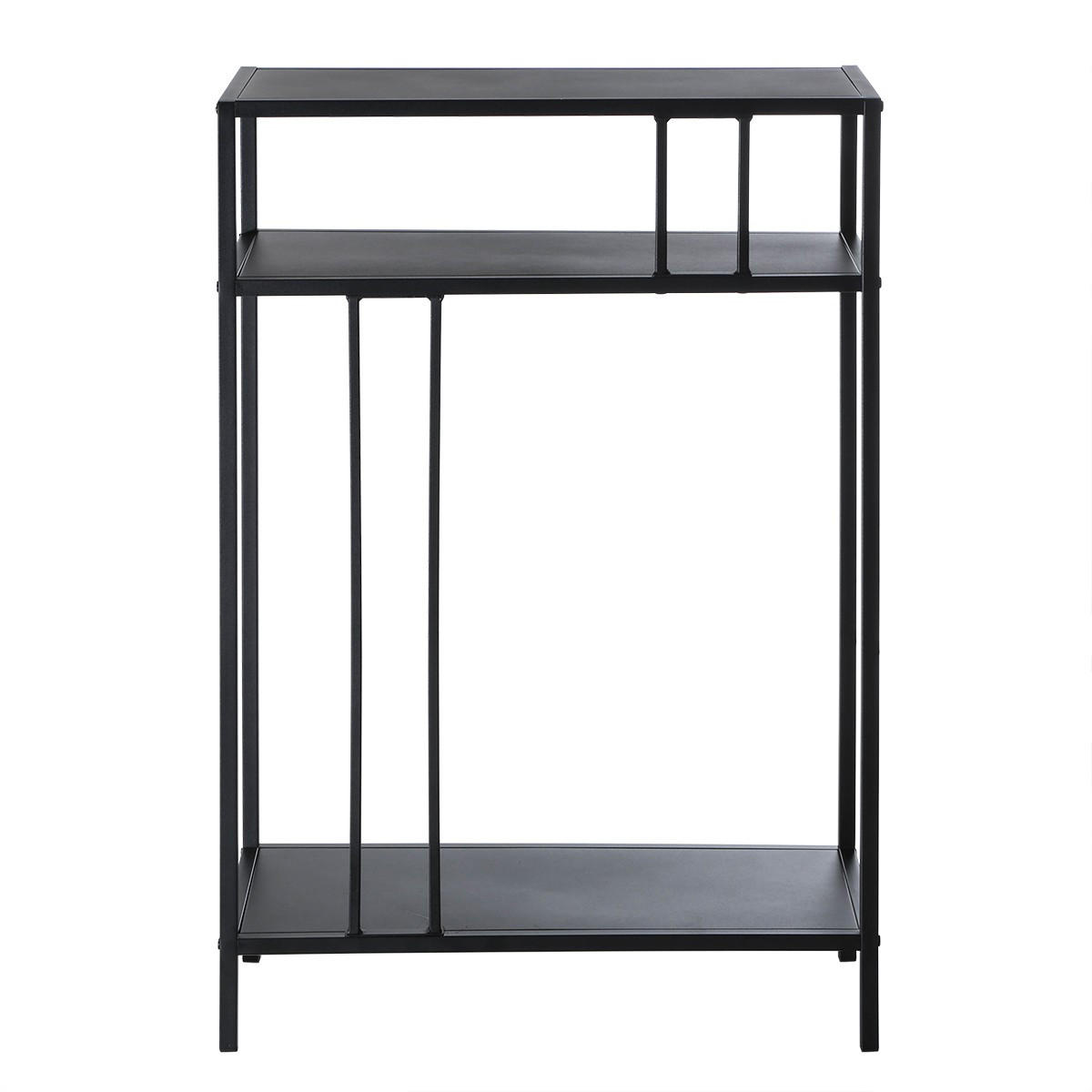 HÖGT konsolbord i svart metall, H90 cm - OLLI - Svart, Metall (35.5/30/90cm) - Calicosy
