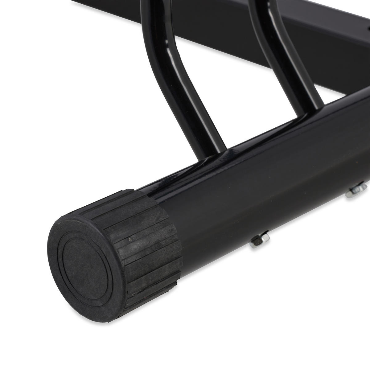 FAHRRADSTÄNDER Schwarz für 2 Fahrräder Stahl pulverbeschichtet - Schwarz, Metall (60.5/57/55cm) - Relaxdays