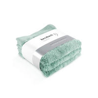 SEIFTUCH 3er Set Pura Mint - Mintgrün, Textil (30/30cm) - Herzbach Home