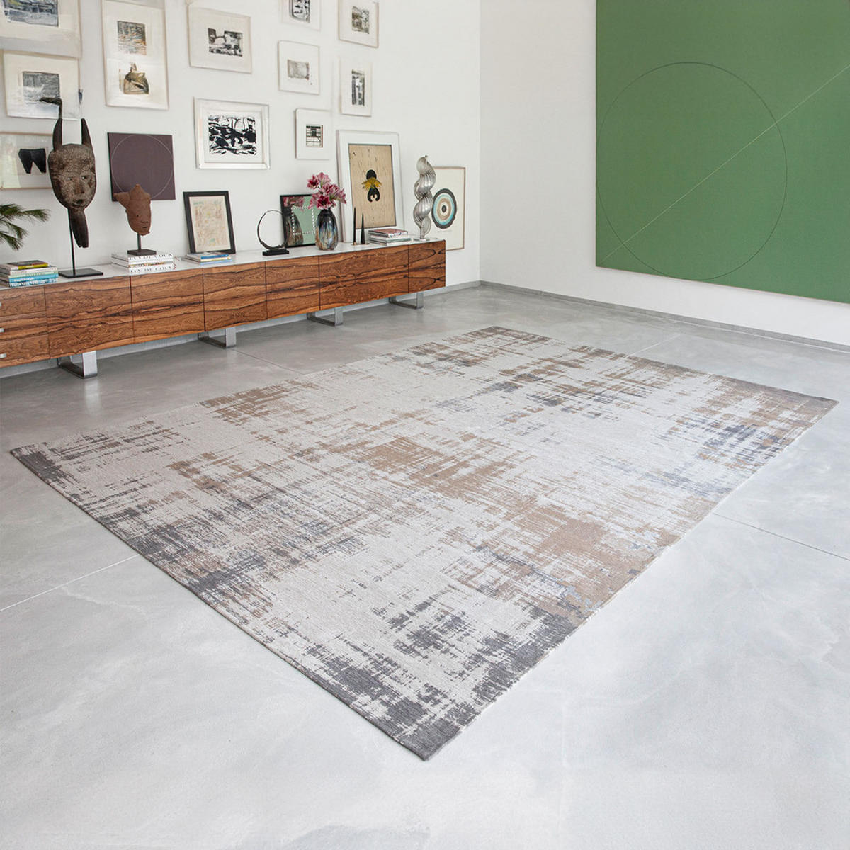 TEPPICH Padua Beige Atlantic 140/200 cm - Grau, Textil (140/200cm) - Louis De Poortere