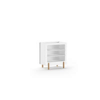 KOMMODE SMILE Weiß 88x57x96 cm - Weiß, Holz (88/96/57cm) - FURNLUX