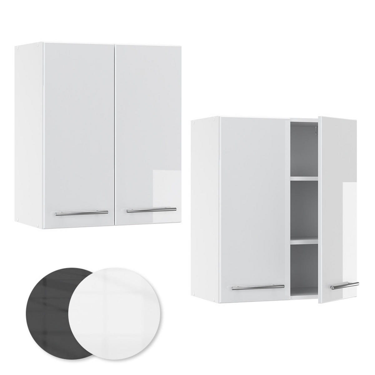 HÄNGESCHRANK Fame-Line Weiß Hochglanz 60 cm - Weiß Hochglanz/Weiß, Holzwerkstoff (60/72/34.1cm) - Vicco