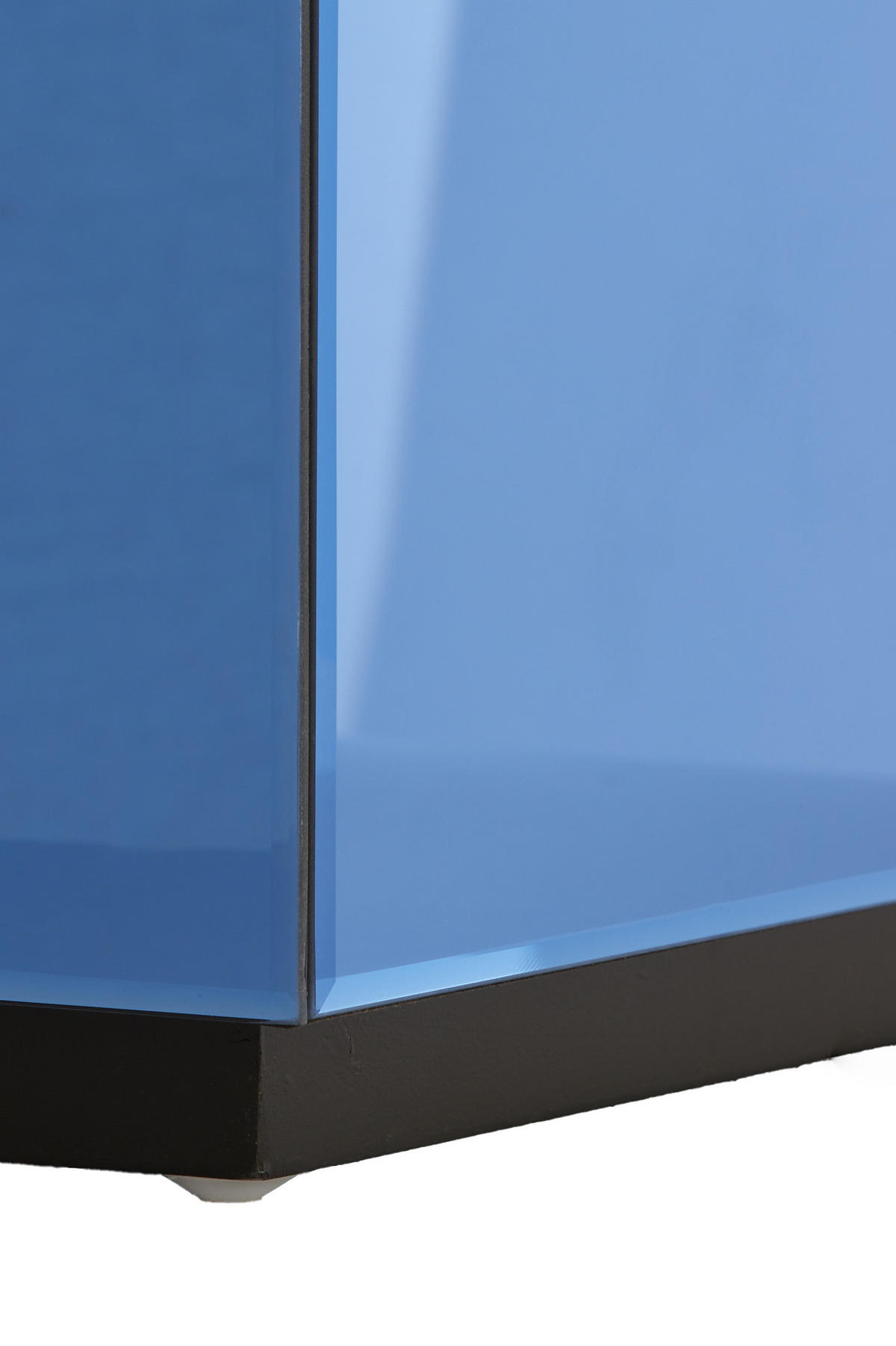 BLUMENSÄULE Daxton Blau 30/30/80 cm - Blau, Glas (30/30/80cm) - Light & Living