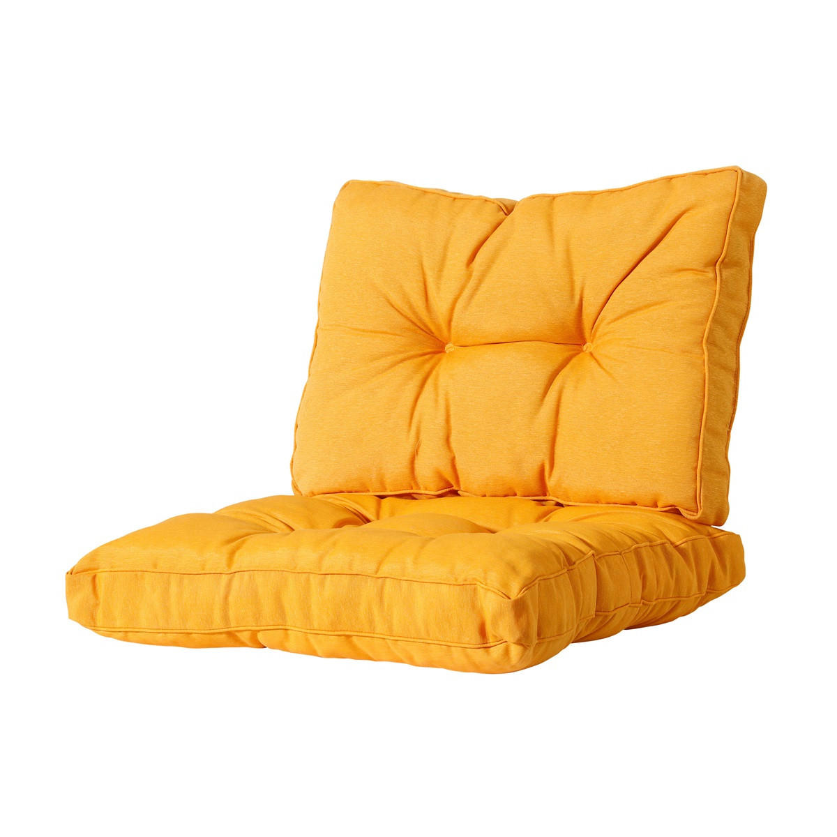 SITZKISSEN Panama 43/60 cm 2er-Set - Gelb, Textil (60/8/43cm) - Madison