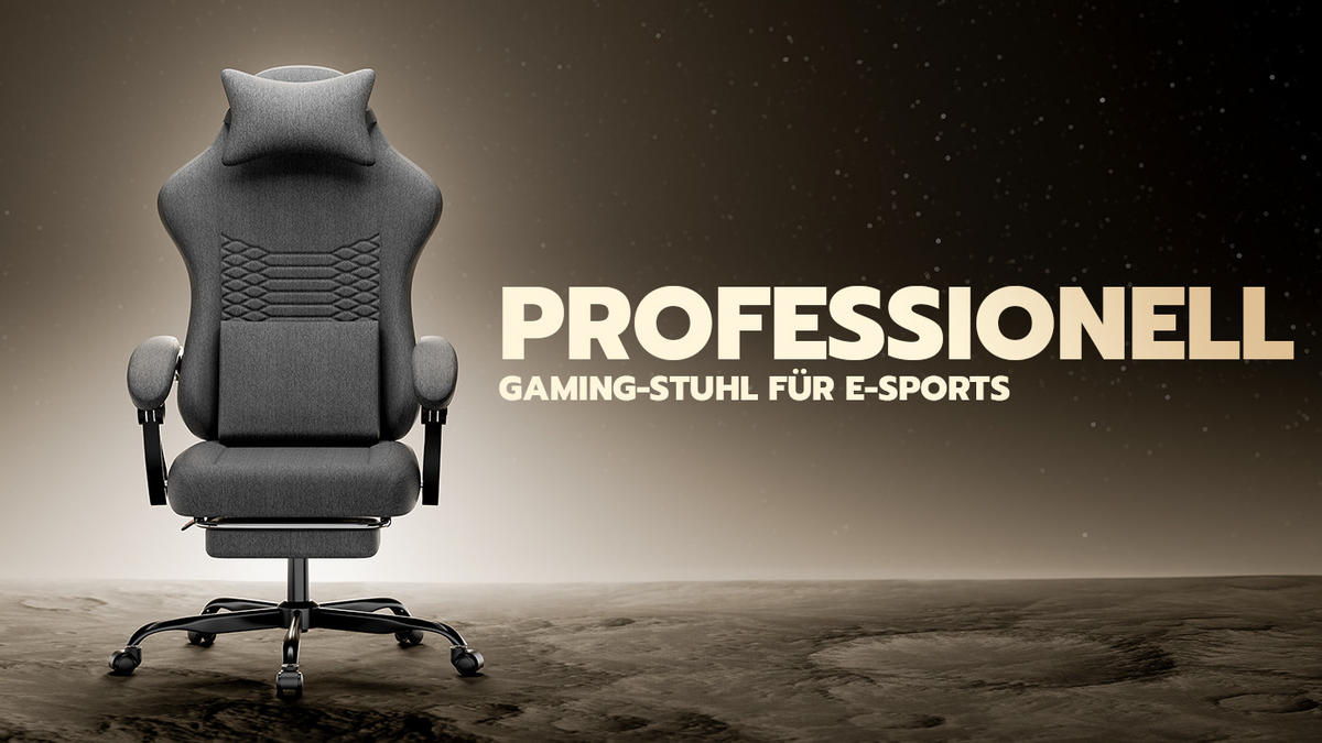 GAMINGSTUHL Dunkelgrau 58,5/63/120,5 cm - Dunkelgrau, Metall (58.5/120.5/63cm) - PANGIVO