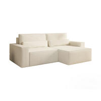 ECKSOFA - Universale Ecksofa DENVER mini - Weiß - Poso 38 - Weiß, Holzwerkstoff (248/162cm) - Möblo