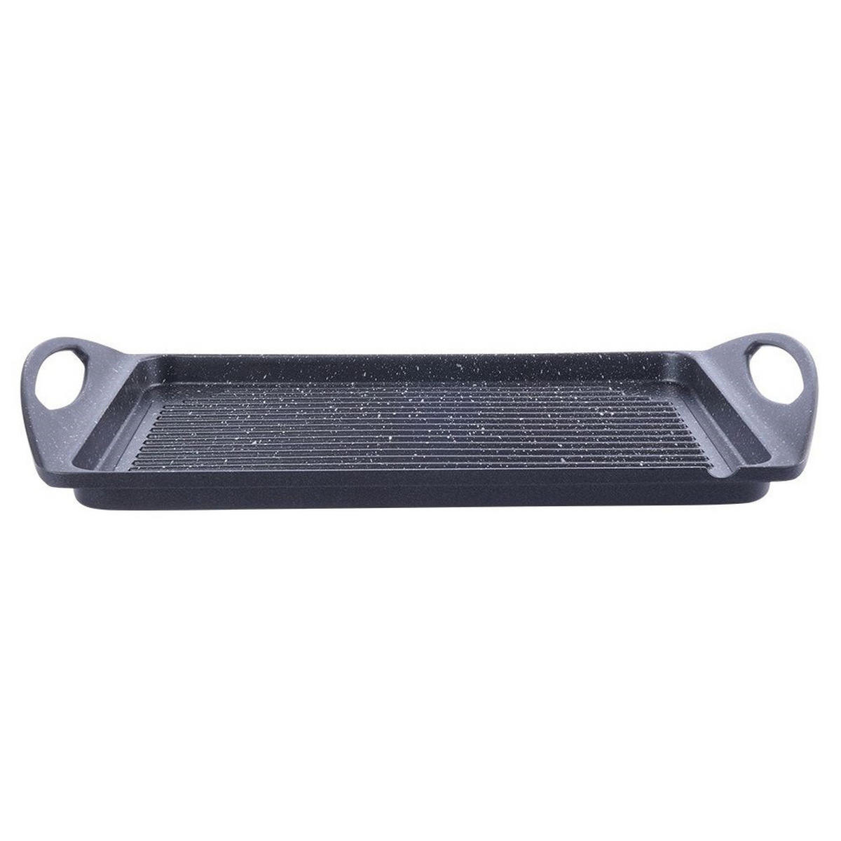 GRILLPLATTE Grande schwarz - Schwarz, Metall (42/27/5.5cm) - Orion 