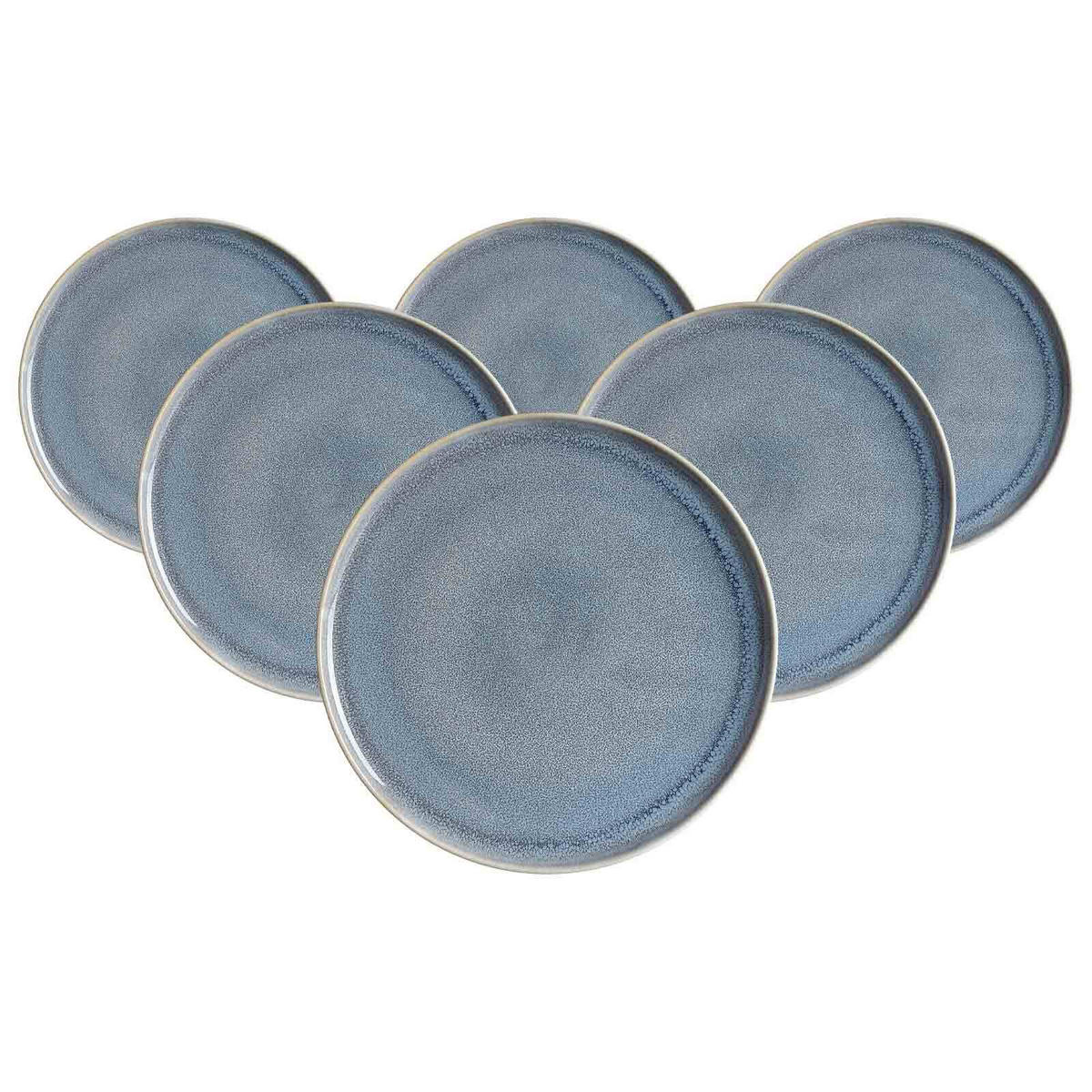 DESSERTTELLER Skagen Stone grau ø 21,5 cm 6er Set - Grau, Keramik (21.5cm) - Ritzenhoff Breker