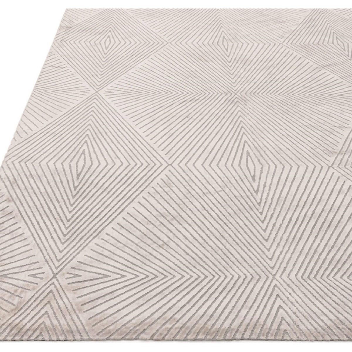 TEPPICH Moderner für Wohn- und Schlafzimmer LAIZE Grau 160 x 230 cm - Grau, Textil (160/230cm) - Novatrend