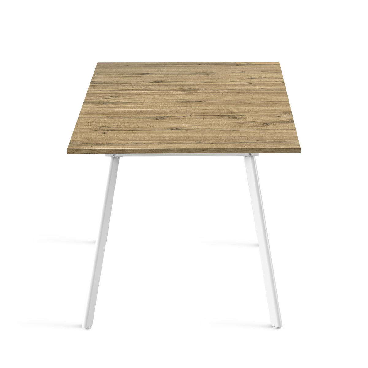 ESSTISCH OSKAR 120-160/80/76 cm Eiche - Eichefarben, Holz (80/120/76cm) - B&D Home
