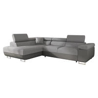 ECKSOFA Torezio, Seite: Links - Grau, Holz/Textil (274/203cm) - MIRJAN24