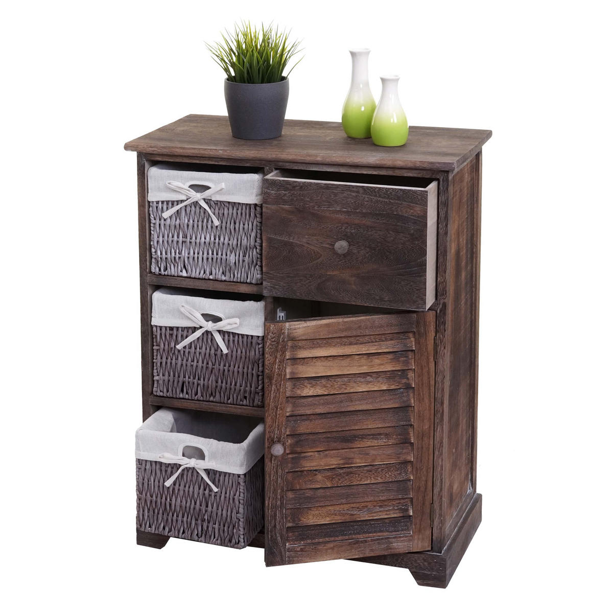 KOMMODE Braun - Braun, Holz (60/80/30cm) - MCW