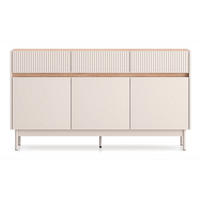 SIDEBOARD Dunea Kaschmirgrau/Eichenholzoptik 154 cm - Taupe, Holzwerkstoff/Metall (154/85/40cm) - Selsey