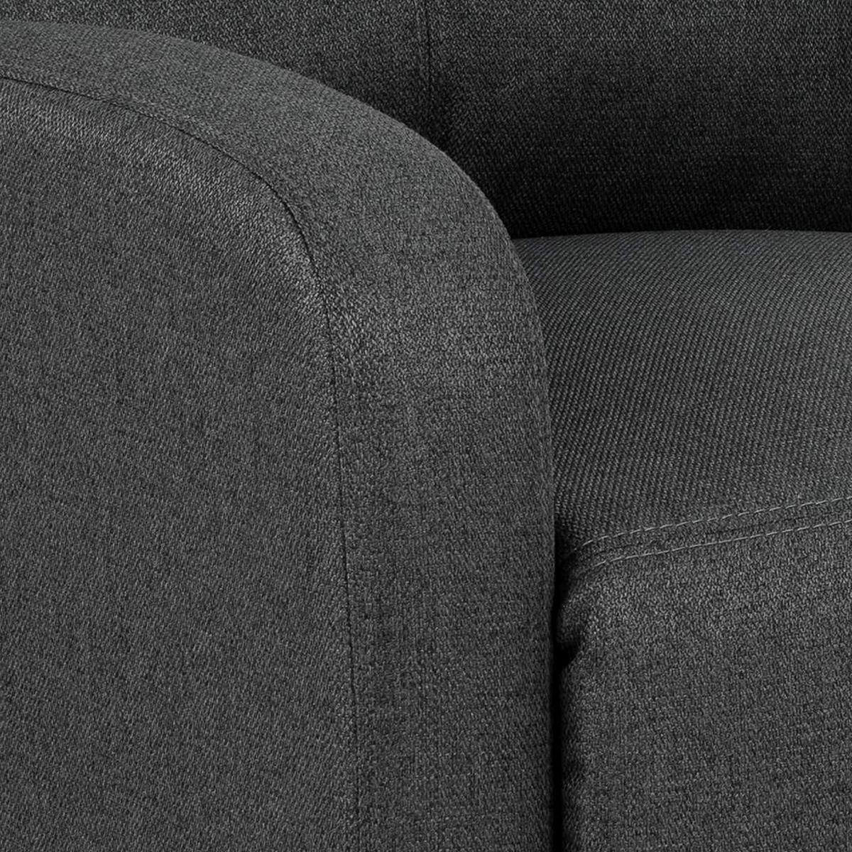 SESSEL, Siom, Grau, Stoff, 67 x 87 x 101 cm - Grau, Textil (67/101/87cm) - ebuy24