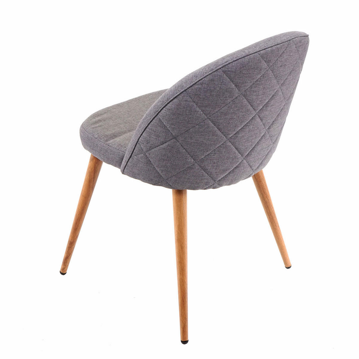 ESSZIMMERSTUHL Anthrazit 4er-Set - Anthrazit, Textil (48/77/46cm) - MCW