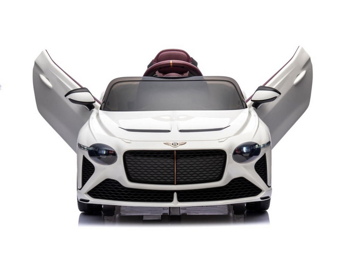 KINDER ELEKTROAUTO Bentley Bacalar weiß - Weiß, Kunststoff (108/65/45cm) - TPFLiving