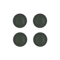 TELLER Scandi Ø21,5cm - 4er-Set - Olive - Grün, Keramik (21.5cm) - Björn