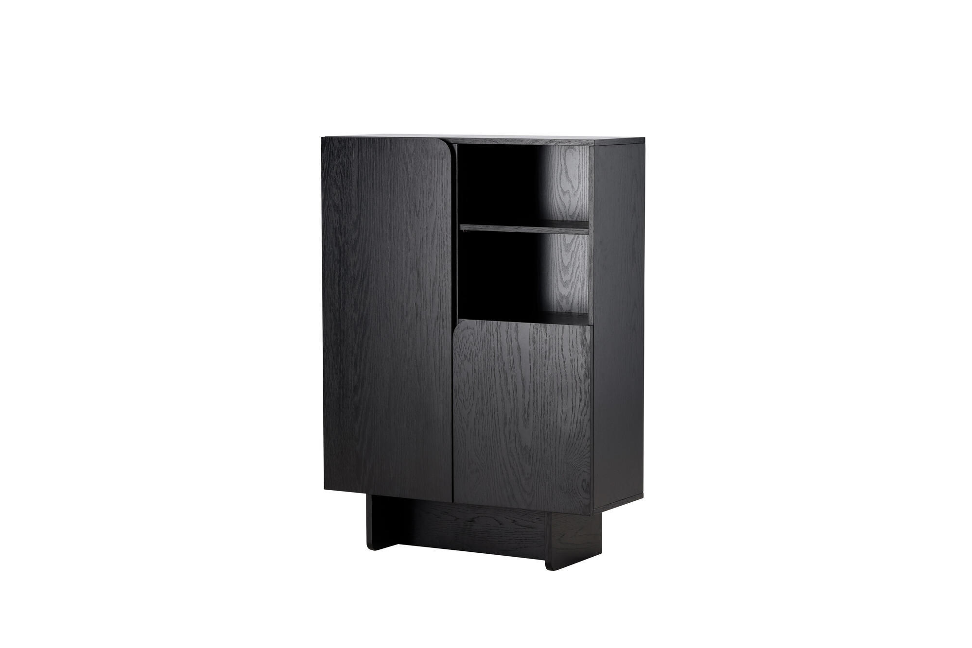 SIDEBOARD TYRESO Schwarz 80x30x110 cm - Schwarz, Holzwerkstoff (80/110/30cm) - FURNLUX