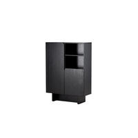 SIDEBOARD TYRESO Schwarz 80x30x110 cm - Schwarz, Holzwerkstoff (80/110/30cm) - FURNLUX