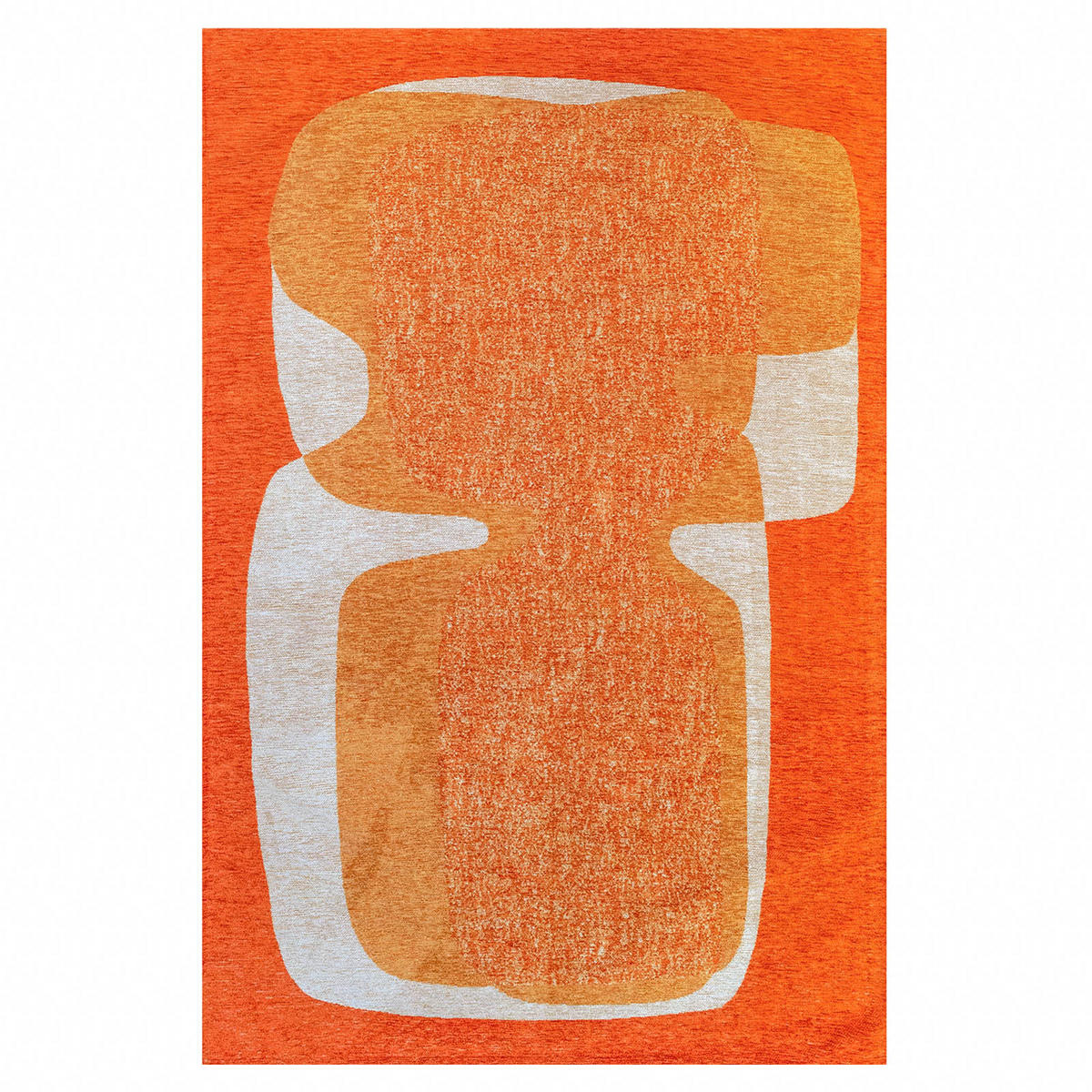 TEPPICH Orange Cocktail Lola&Moi 140/200 cm - Goldfarben, Kunststoff/Textil (140/200cm) - Lola&Moi