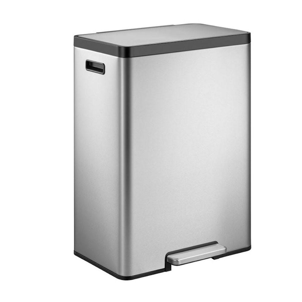 Proregal Mülleimer Silber 33.5x65.6x45 cm