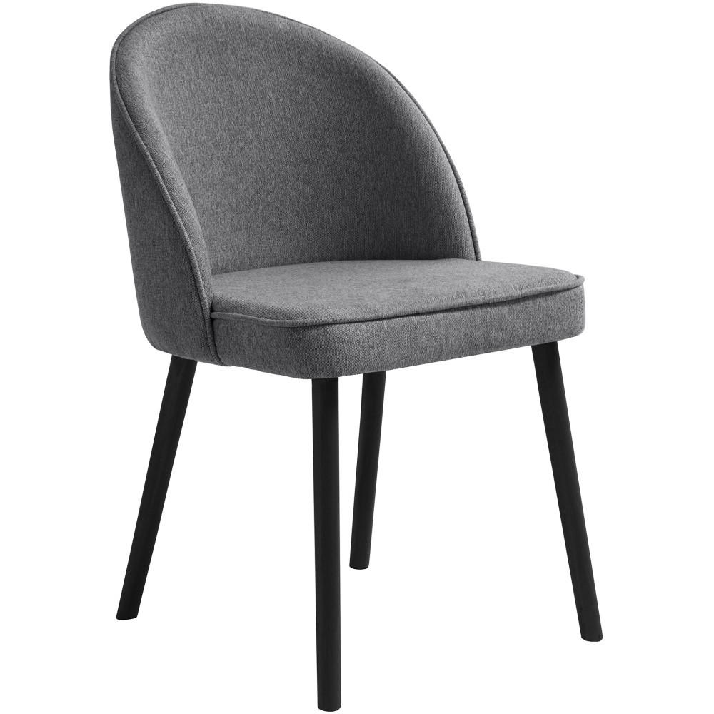 Beautysofa Stuhl Grau, Schwarz 51x87x46 cm