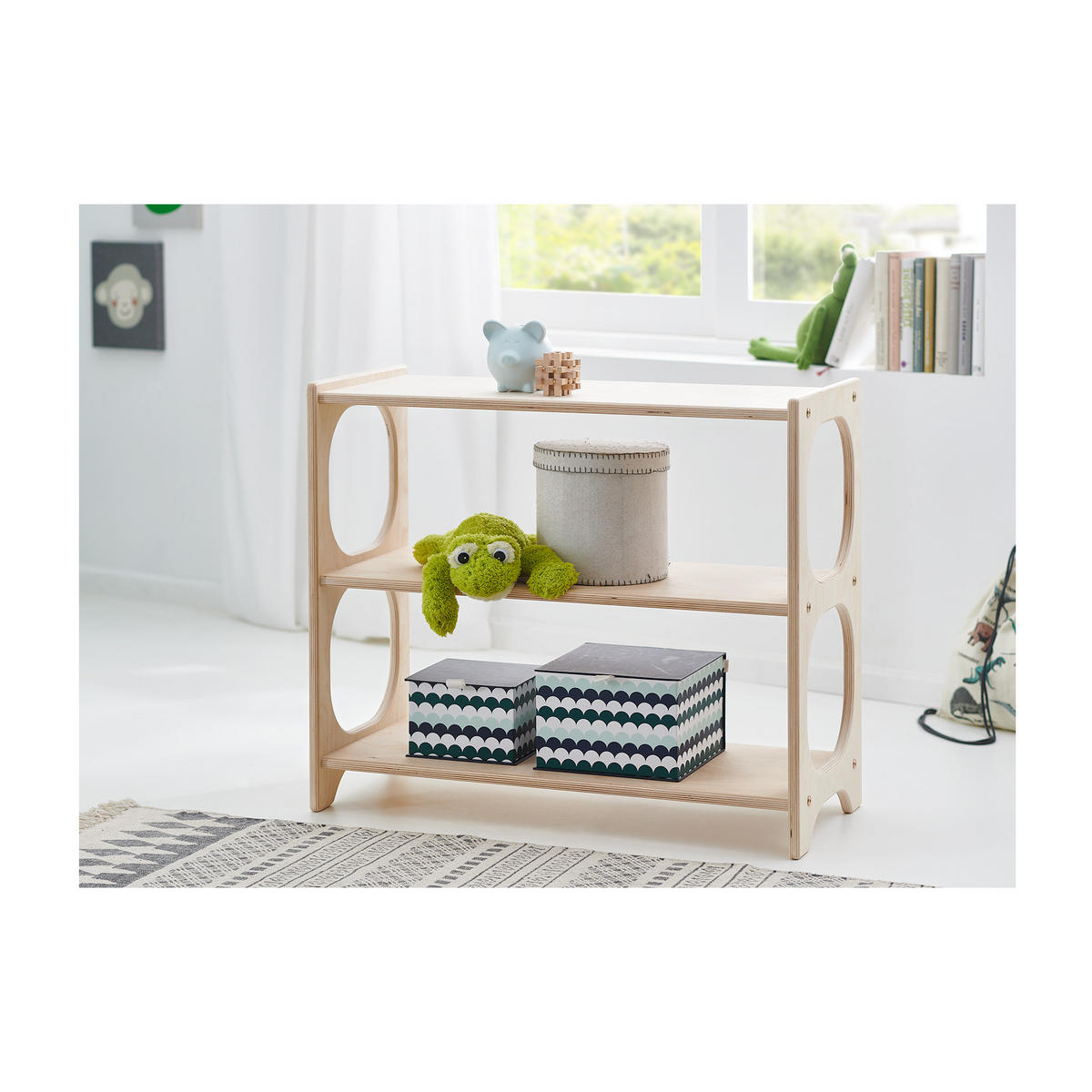 STANDREGAL - Birkefarben, Holz (78/66/35cm) - arthur berndt