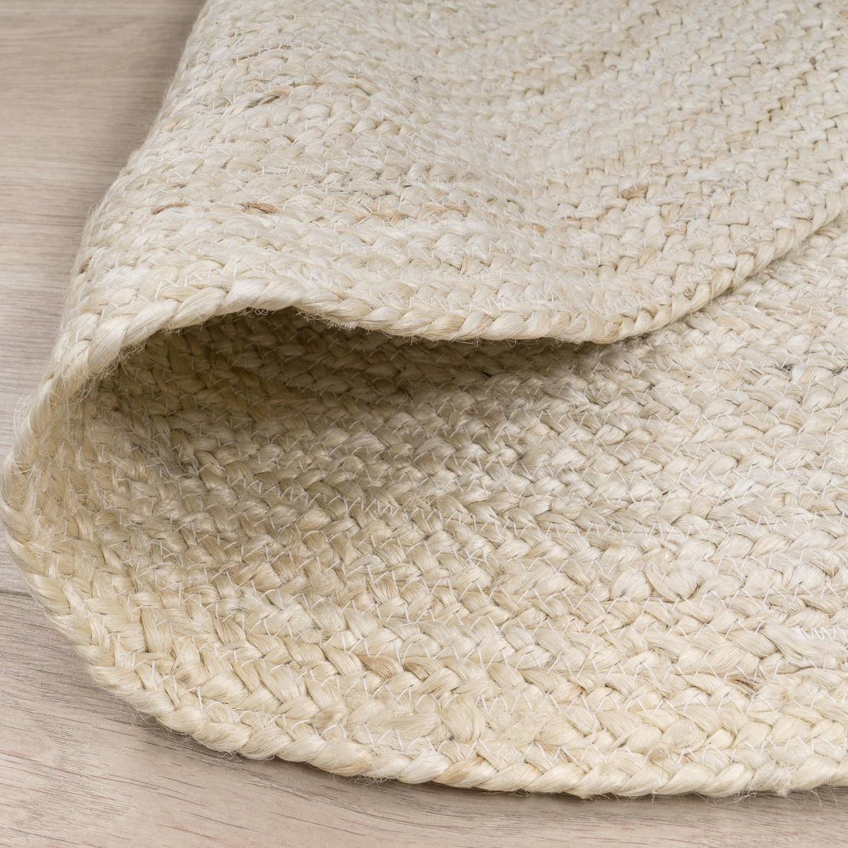 HOCHFLORTEPPICH 100/100 cm Viborg 595 - Weiß, Textil (100/100cm) - Paco Home