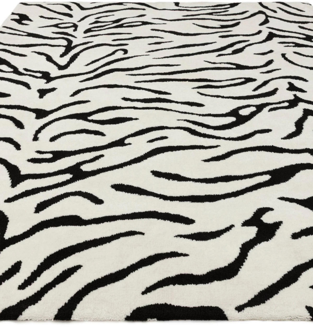 TEPPICH modern Flachgewebe SAVAGE Weiß 120 x 170 cm - Weiß, Textil (120/170cm) - Novatrend