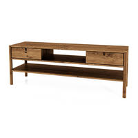 TV-SCHRANK INA Wildeiche - Alteiche, Holz (160/59/46cm) - byoak