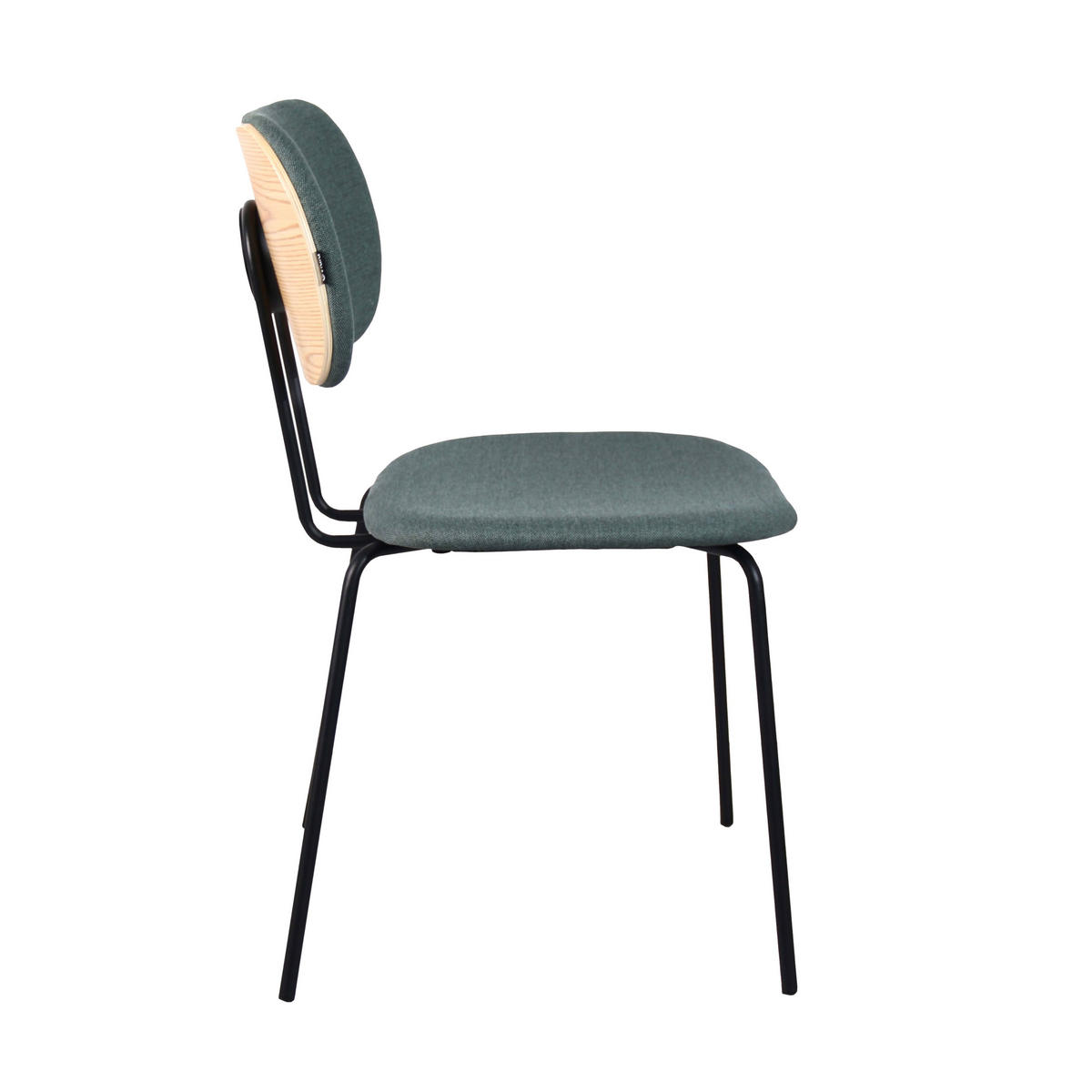 STÜHLE 2-tlg., Grün - Grün, Holz (47/83/50cm) - Oviala