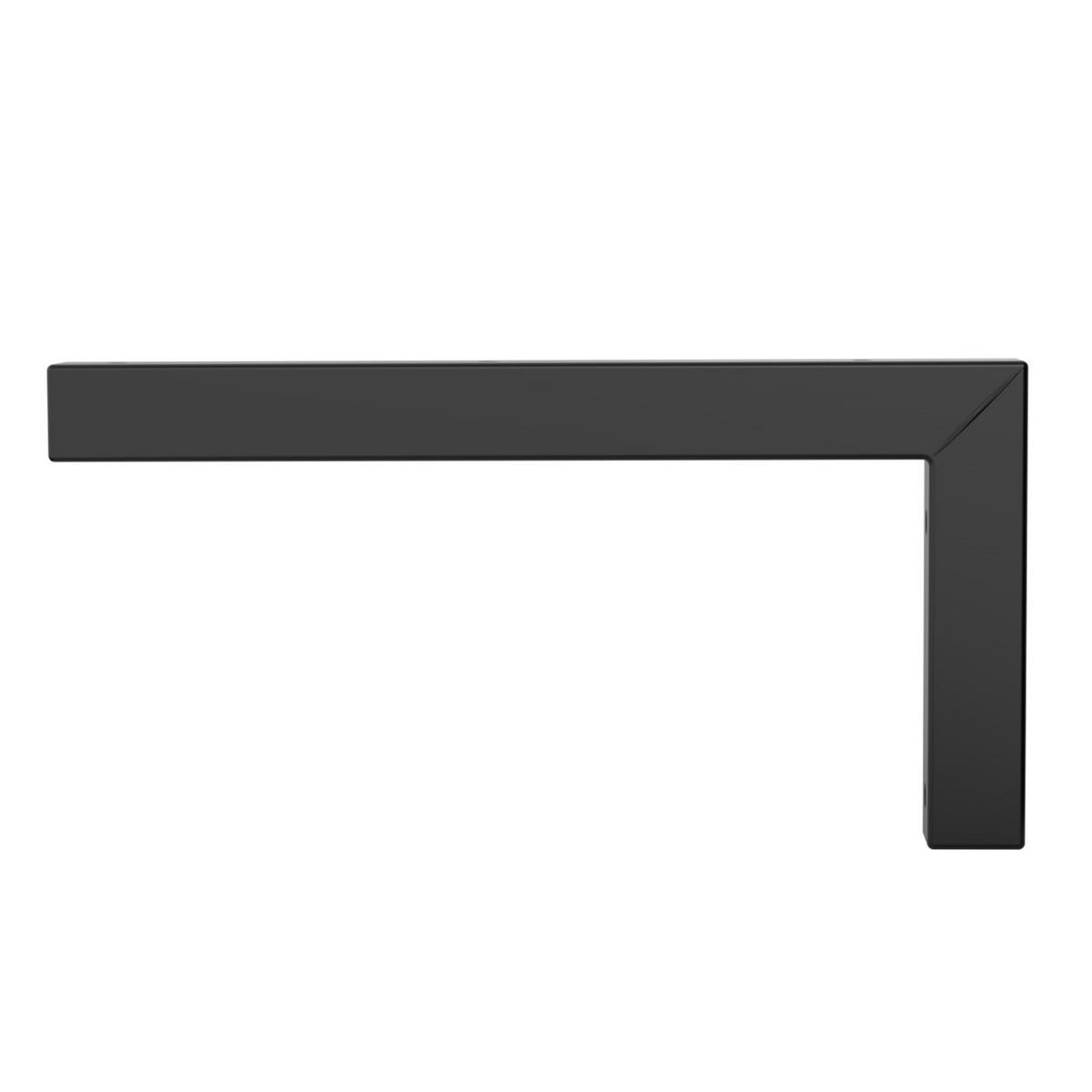 REGALHALTERUNG 2er Set - Schwarz, Metall (15/3/30cm) - ML-DESIGN