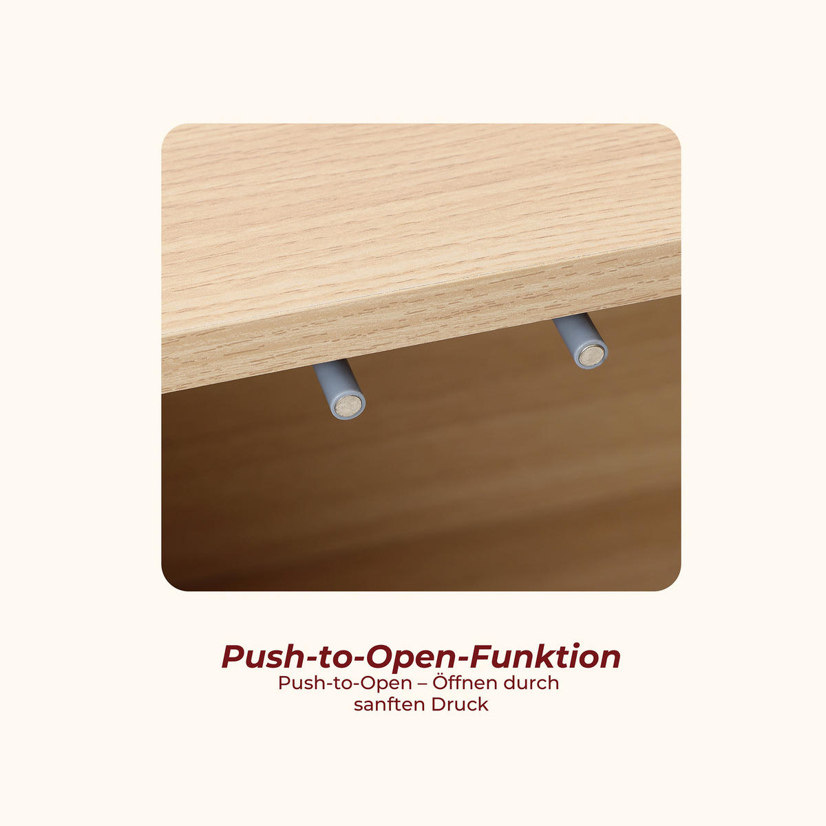 STANDREGAL mit 3 Ablagen und zweitürigem Stauraum - Alteiche, Holz (35/112.5/60cm) - Hometopia