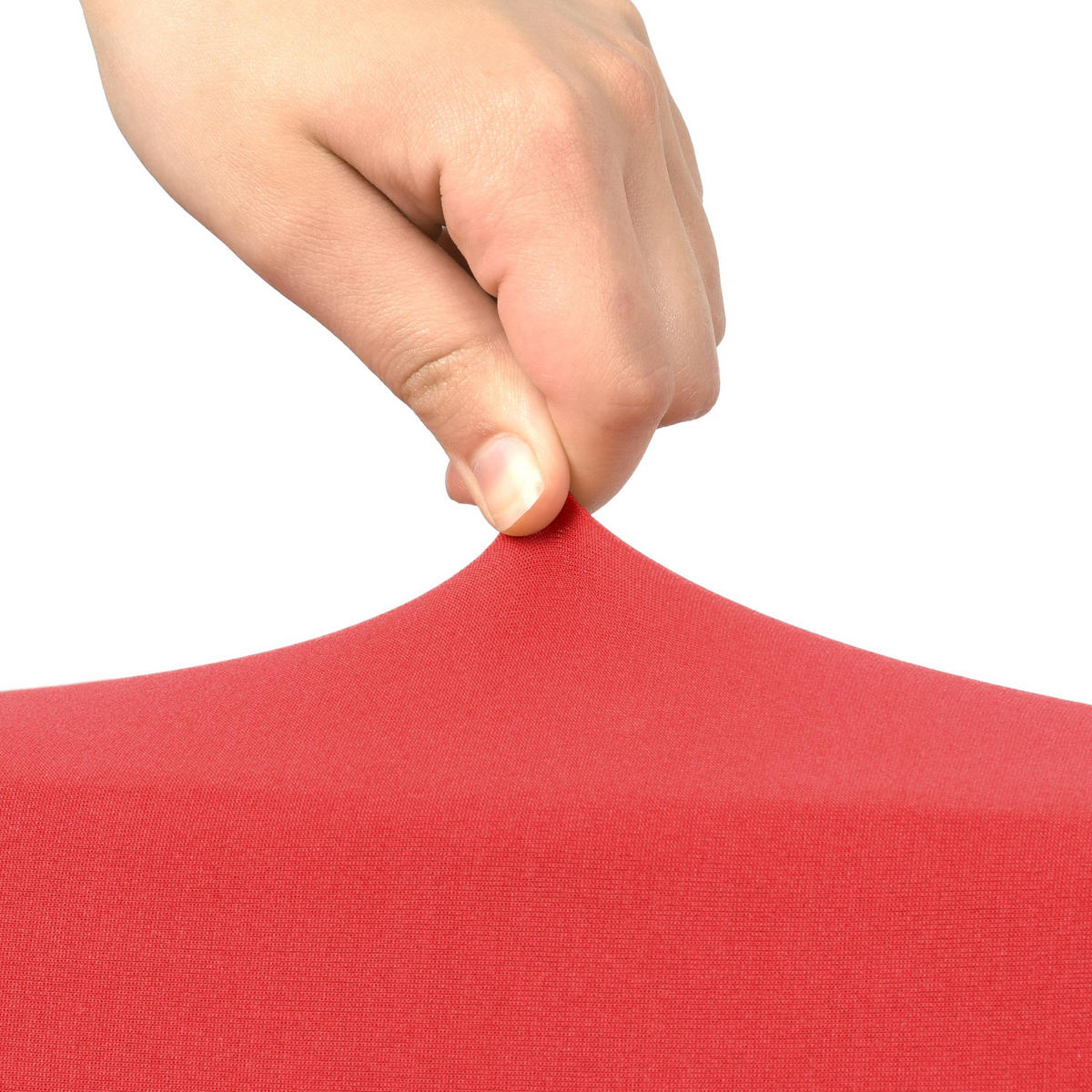 STEHTISCHHUSSE Stella Ø 80cm Rot (2tlg) - Rot, Textil (80/110cm) - Beautissu 