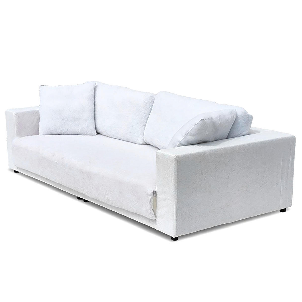 WECHSELBEZUG für Bigsofa - Webstoff - Dunkelgrau, Textil (60/40cm) - home24