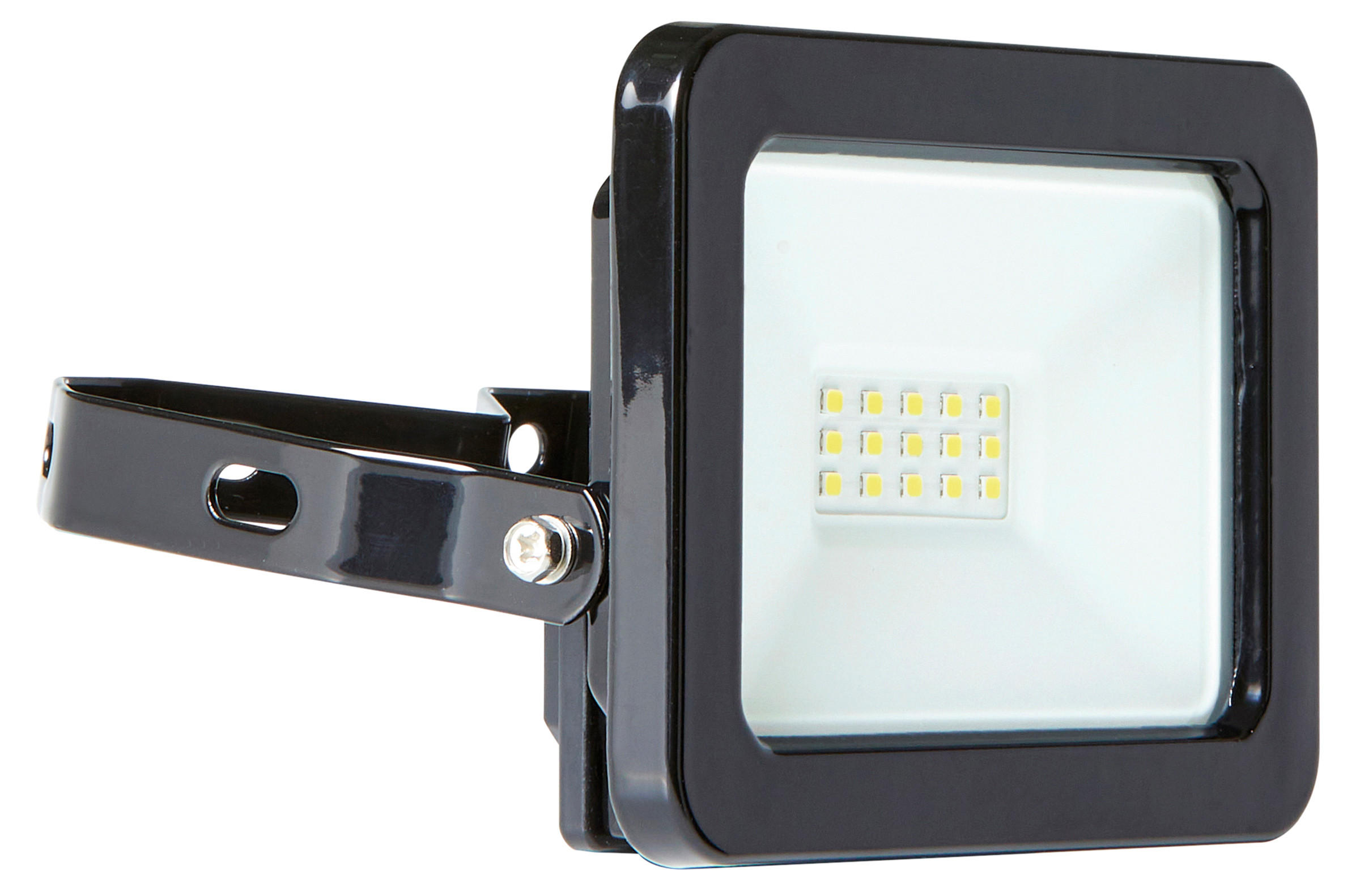 LED-STRAHLER - 15W mit 1500 Lumen, IP65 wasserdicht für Außenbereich, Schwarz, 2er-Set - Schwarz, Metall (12.9/9.3/4.2cm) - Northpoint