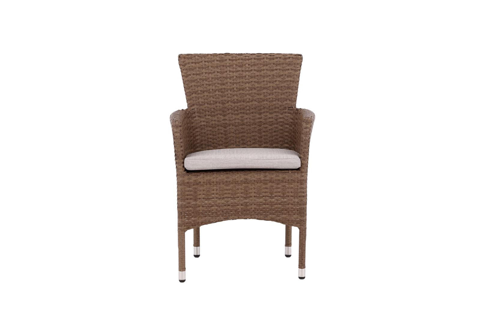ebuy24 Gartenstuhl Braun 58x87x60 cm