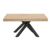 ESSTISCH - 6 Personen, 8 Personen, 10 Personen - Holz, Platte - Naturfarben Hell - CATONAV - Schwarz/Naturfarben, Holz (90/200/75cm) - Vente-Unique