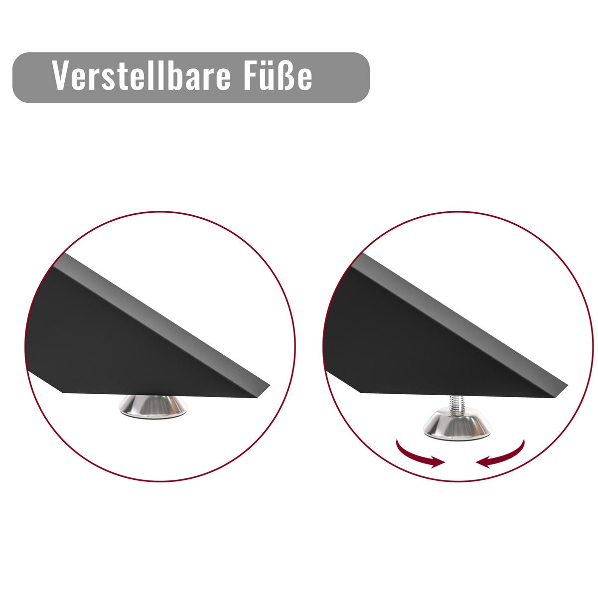 COUCHTISCH 120/60/46 cm aus Glas und Metall in Schwarz - Schwarz, Glas (120/60/46cm) - OKMYHOME