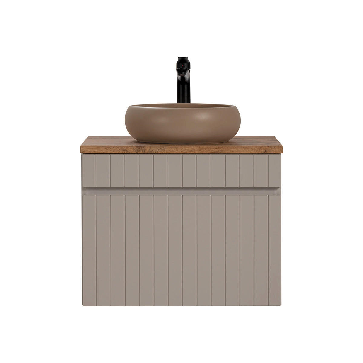 WASCHTISCH 60.4cm Zelie Kaschmir - Beige, Holzwerkstoff (60.4/48/46cm) - Petits-meubles