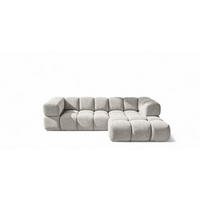 ECKSOFA Blanche In Puente - Hellgrau, Holzwerkstoff/Textil (150/280cm) - Fun Möbel