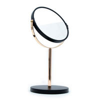 SCHMINKSPIEGEL - Schwarz, Metall (15/34.5/18.7cm) - Intirilife