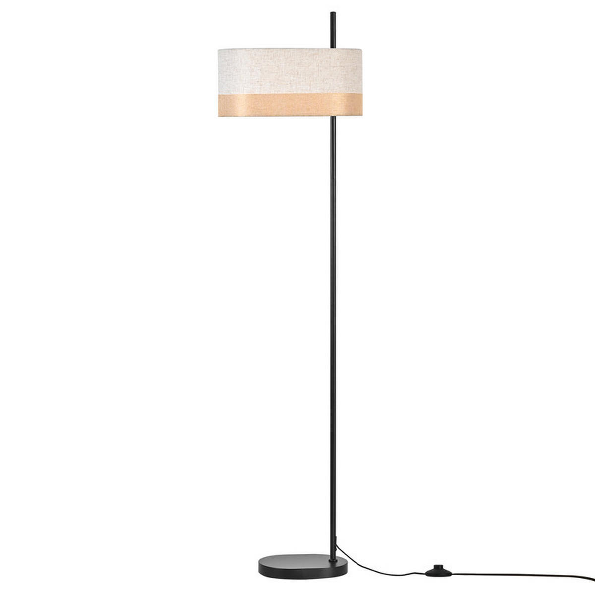 STEHLAMPE CAGE Ⅲ 40/25/154 cm - Schwarz, Metall (40/25/154cm) - Nettlife