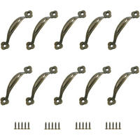 MÖBELGRIFF 10er-Set Zinklegierung - Orange, Metall (0.19/0.01/0.79cm)