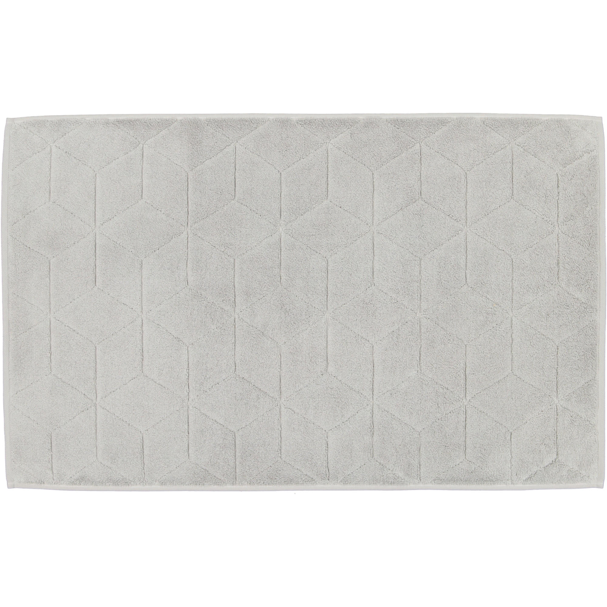 BADEMATTEN COORDINATES CARRÉ 2553 FRENCH LINEN - 705 - Hellgrau, Textil (50/80cm) - Zöllner
