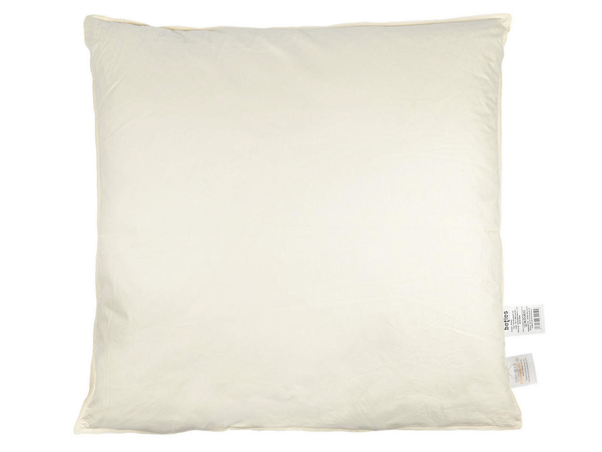 FEDERKISSEN Publik 80/80 cm - Creme, Textil (80/80cm) - beties Heimtextil