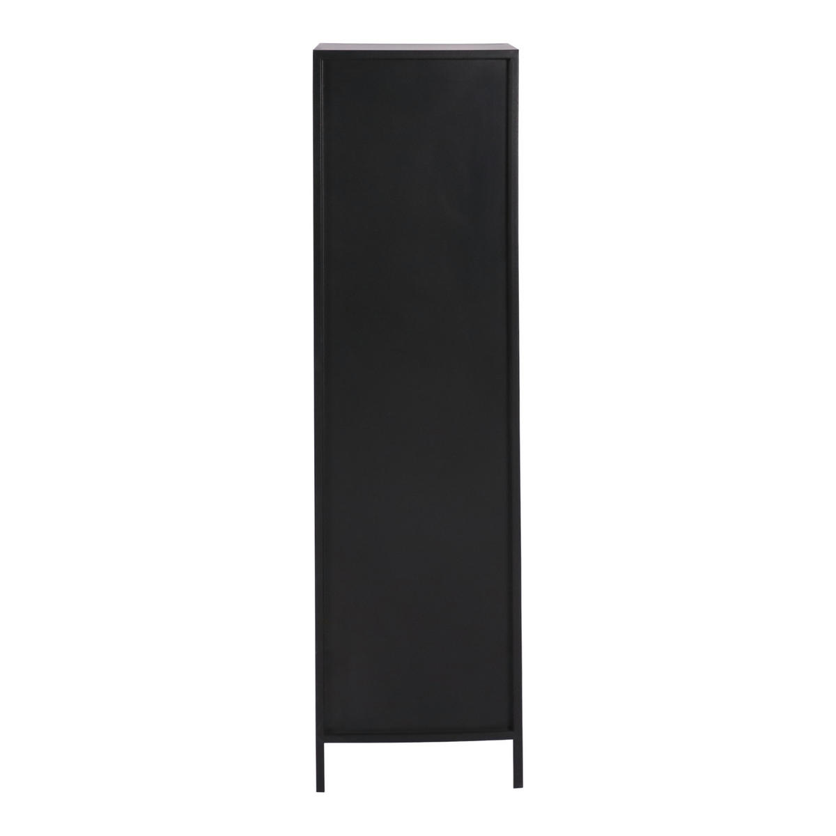 STANDREGAL Akaa - Schwarz, Metall (35/133/35cm) - [en.casa]